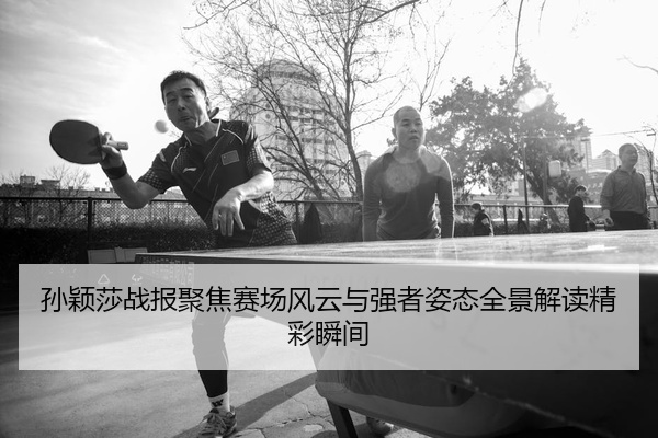 孙颖莎战报聚焦赛场风云与强者姿态全景解读精彩瞬间